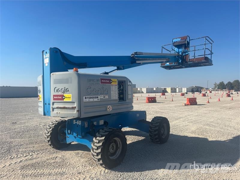 Genie S-40 4WD Diesel Telescopic Boom Lift Plataformas de trabajo telescópica