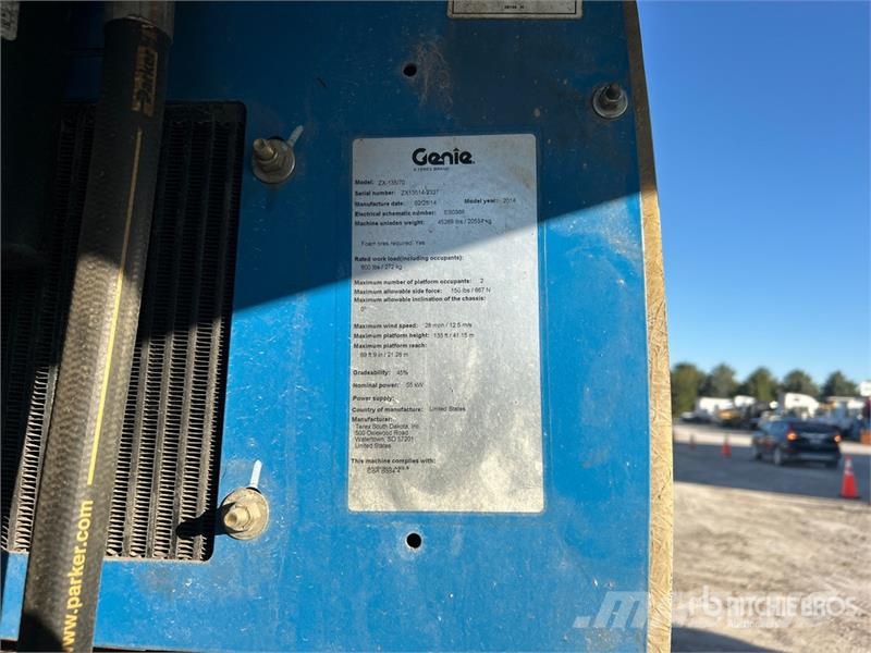 Genie ZX-135/70 4WD Diesel Articulating Boom Lift Plataformas elevatórias articuladas