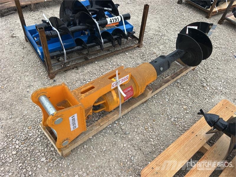 GIYI 16 in Excavator Auger - Fits Cat 305 (Unused) ドリル
