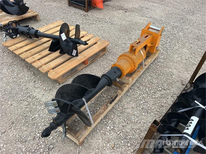 GIYI 16 in Excavator Auger - Fits Cat 305 (Unused) ドリル