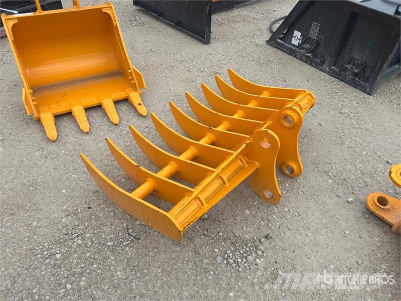 GIYI 44 in Excavator Rake - Fits Cat 305 (Unused) Rendkészítő