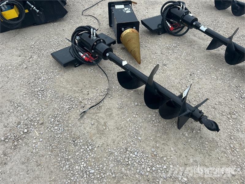 GIYI 62 in Mini Skid Steer Auger (Unused) Boren