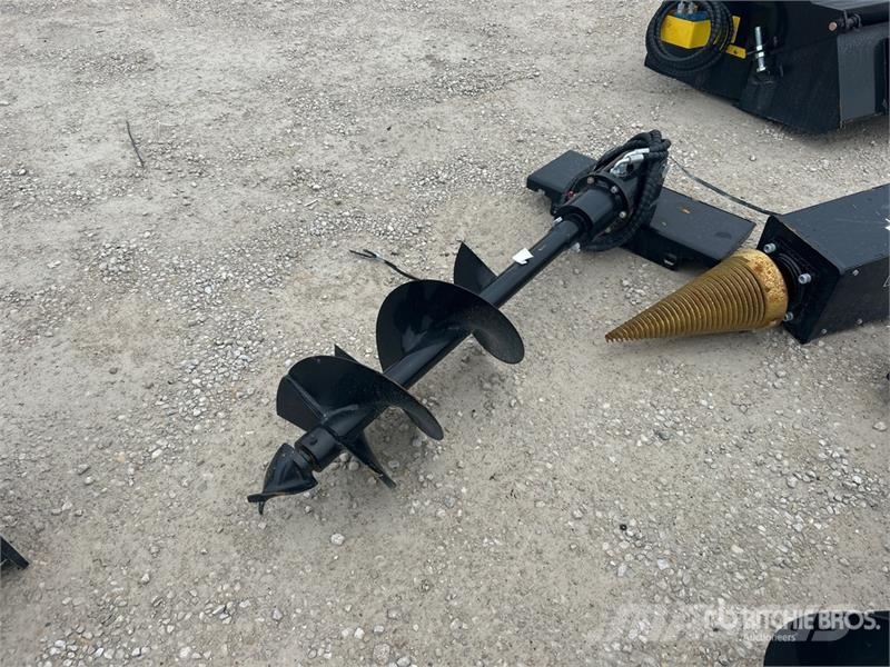 GIYI 62 in Mini Skid Steer Auger (Unused) Boren
