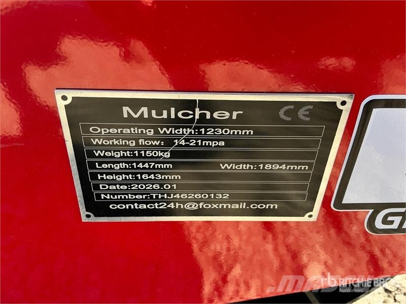 GIYI GY-46 Skid Steer Mulcher (Unused) Lesné mulčovače