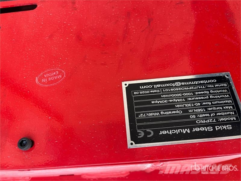 GIYI GY-72pro 72 in Skid Steer Mulcher (Unused) Erdészeti bozótirtó