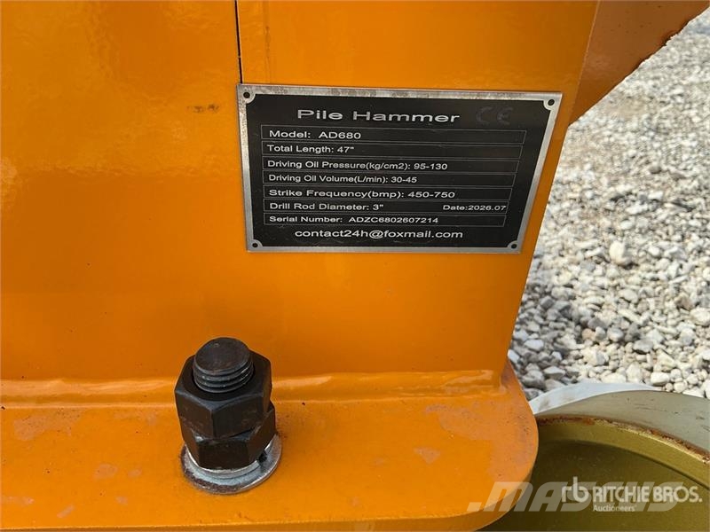 GIYI GY-AD680 Skid Steer Post Driver (Unused) Zäune und Zubehör