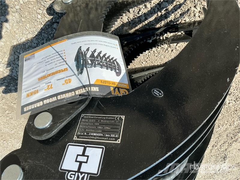 GIYI GY-CLG72 72 in Log Skid Steer Grapple (Unused Polipler