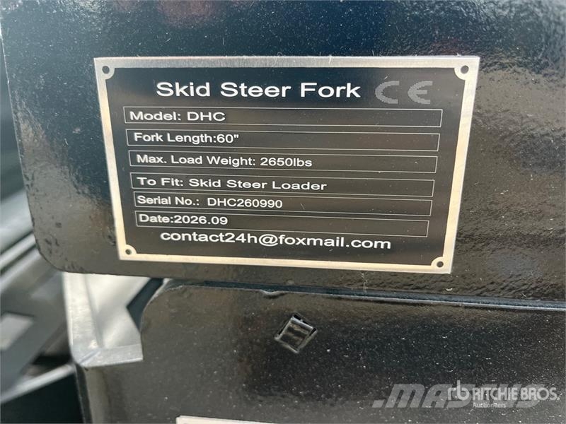 GIYI GY-DHC 59 in Skid Steer Forks (Unused) Forche