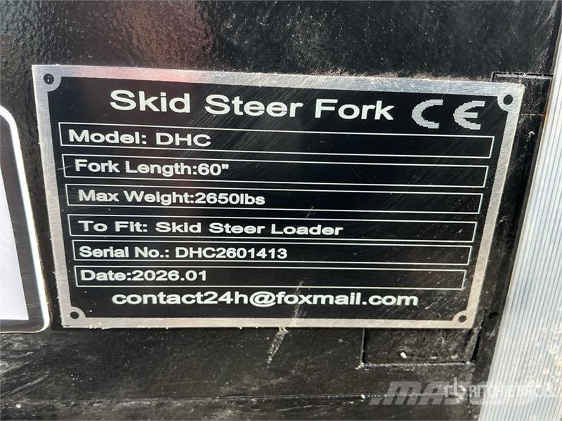 GIYI GY-DHC 59 in Skid Steer Forks (Unused) Gabeln