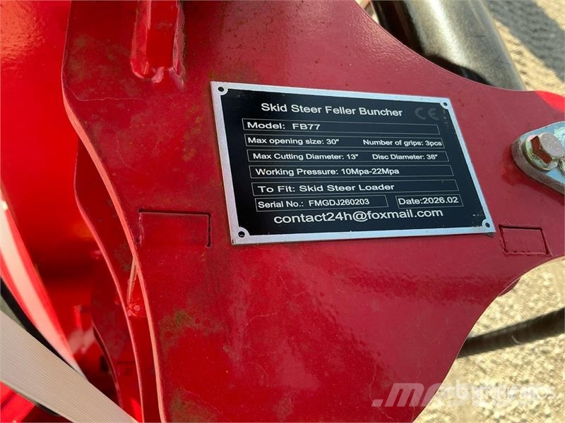  GIYI GY-FB77 30 in Skid Steer Feller Buncher (Unus Other components