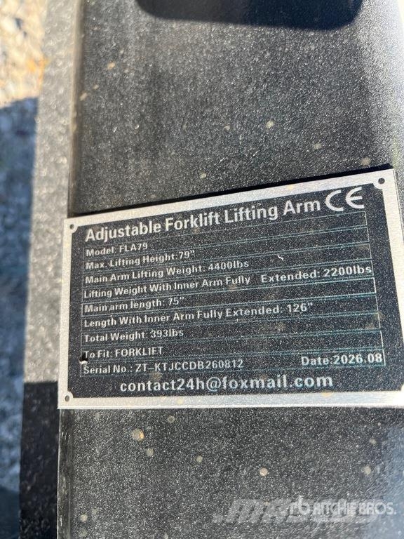 GIYI GY-FLA79 126 in Forklift Telescopic Boom (Unu Other attachments and components