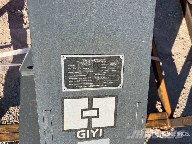  GIYI GY-FWQ80 Fifth Wheel Wrecker Attachment (Unus معدات النقل - غير ذلك