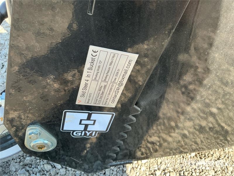  GIYI GY-KH72 72 in Multi-Purpose Skid Steer Bucket Łyżki do ładowarek