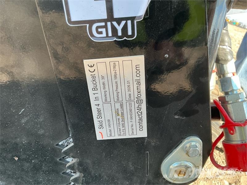 GIYI GY-KH72 72 in Multi-Purpose Skid Steer Bucket Łyżki do ładowarek