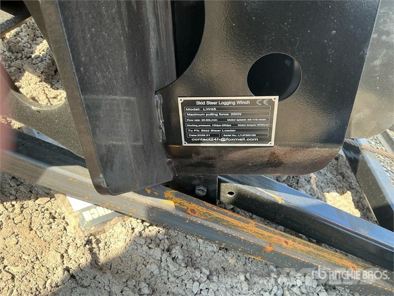 GIYI GY-LW45 Skid Steer Logging Winch (Unused) Other components