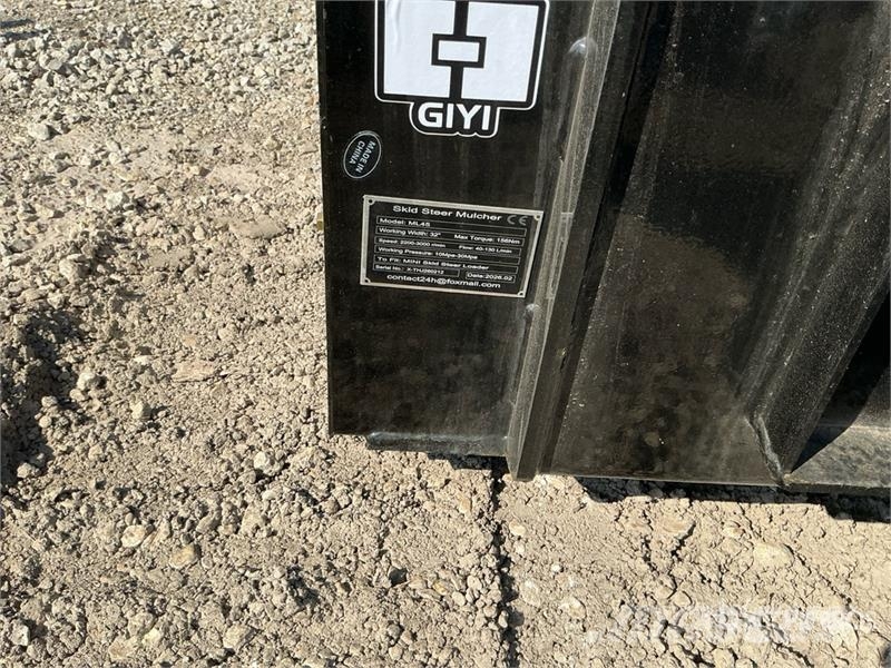GIYI GY-ML45 32 in Skid Steer Mulcher (Unused) 林業覆蓋機