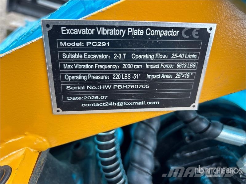 GIYI GY-PC291 Mini Excavator Vibratory Plate Compa 기타 부품