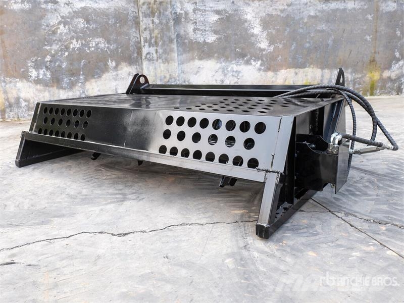 GIYI GY-RR78 78 in Skid Steer Rock Rake (Unused) Other components