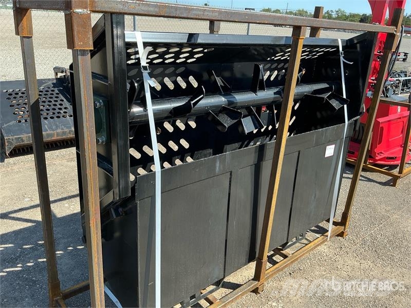 GIYI GY-RR78 78 in Skid Steer Rock Rake (Unused) Other components