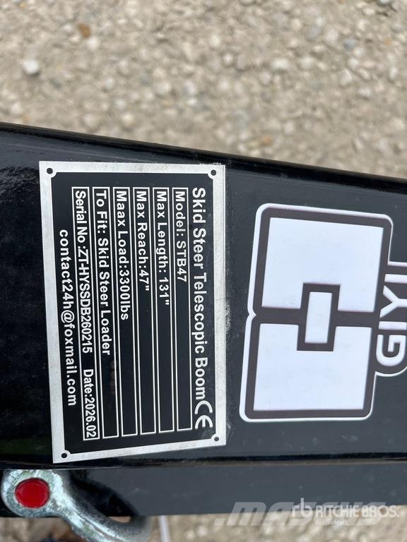  GIYI GY-STB47 131 in Skid Steer Telescopic Boom (U Otros componentes