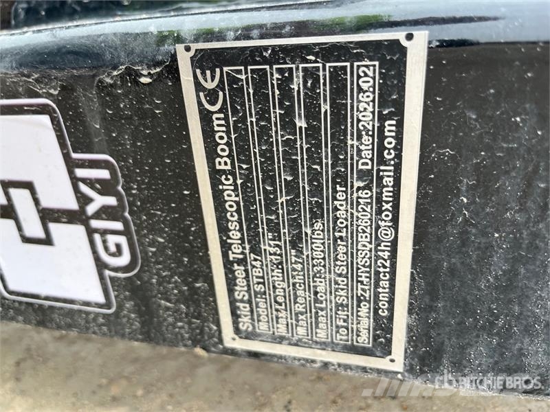  GIYI GY-STB47 131 in Skid Steer Telescopic Boom (U Otros componentes