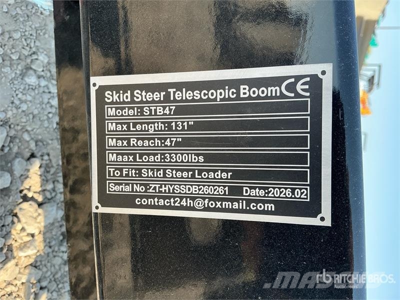 GIYI GY-STB47 131 in Skid Steer Telescopic Boom (U 기타 부품