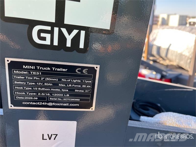 GIYI GY-TE780 Fifth Wheel Wrecker Attachment (Unus Muut
