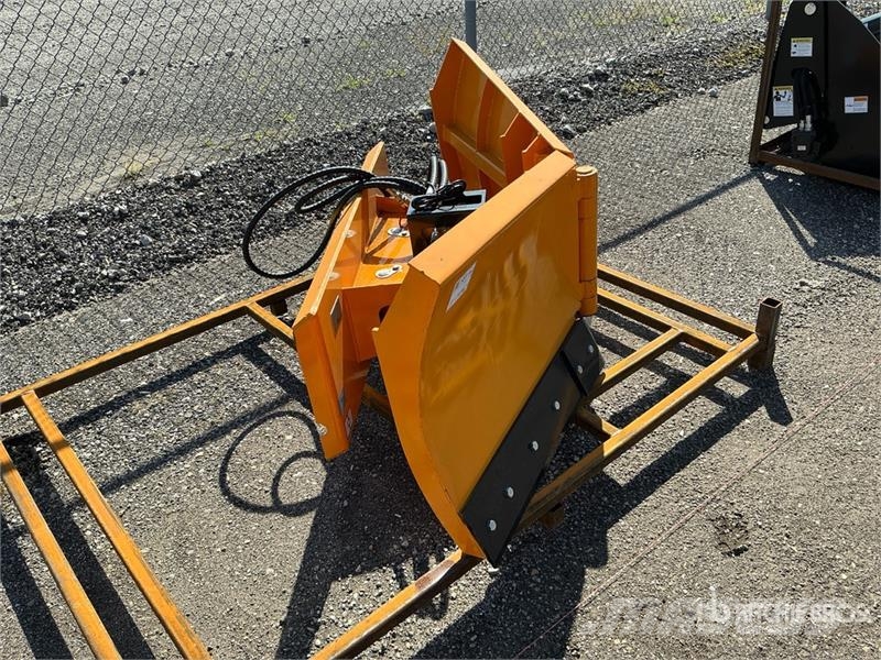 GIYI GY-VSB74 74 in V-Shaped Skid Steer Snow Blade Εκχιονιστήρες και χιονοδιώχτες