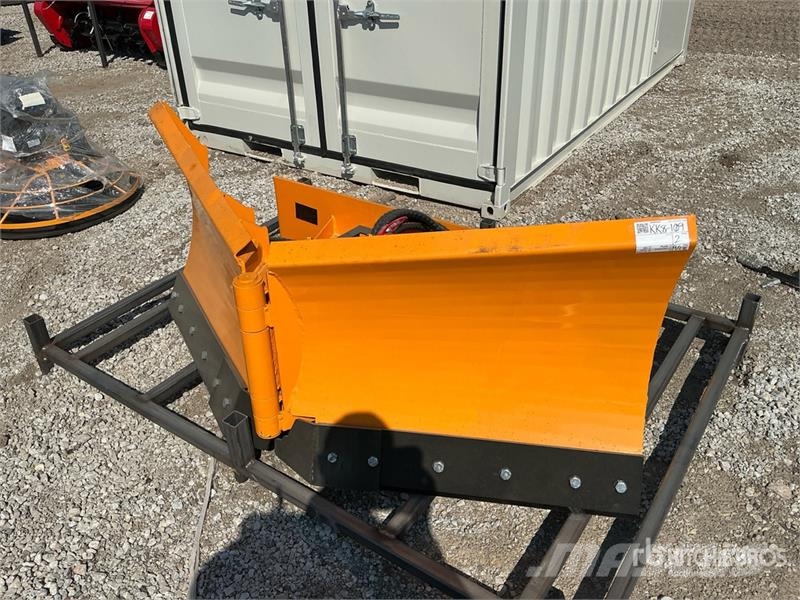  GIYI GY-VSB74 74 in V-Shaped Skid Steer Snow Blade Sniega naži un tīrītāji