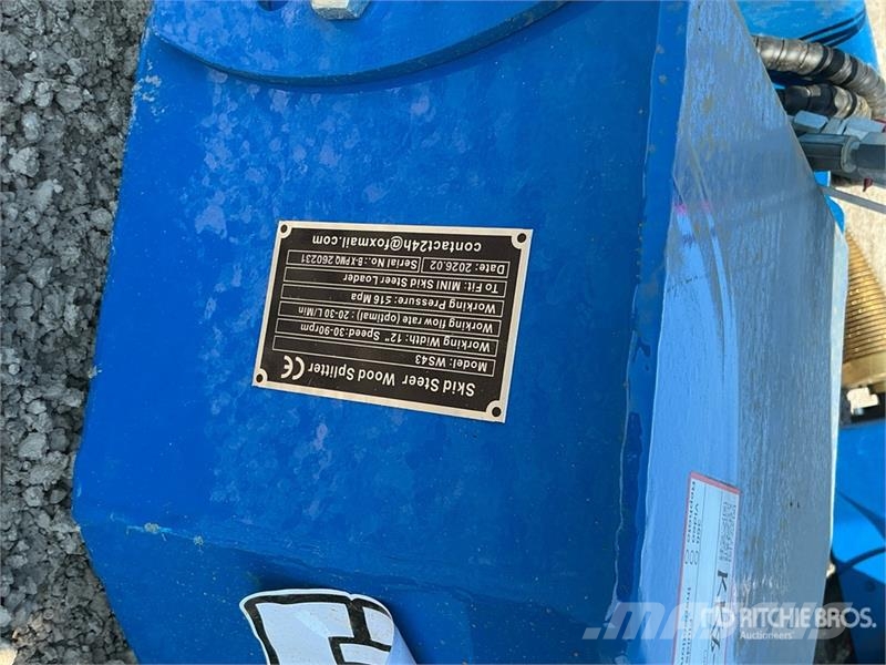GIYI GY-WS43 12 in Mini Skid Steer Log Splitter (U Διαχωριστές και κόπτες ξυλείας