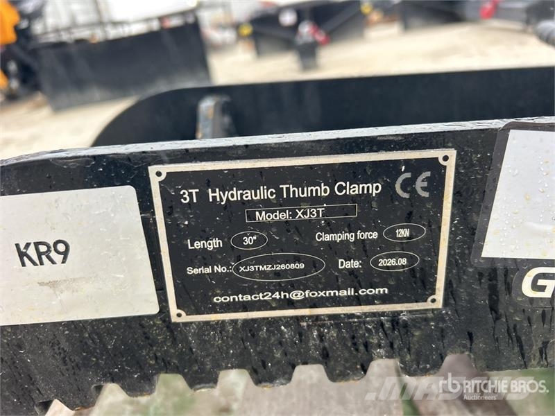 GIYI GY-XJ3T 11 in Hydraulic Excavator Thumb (Unus Žlice