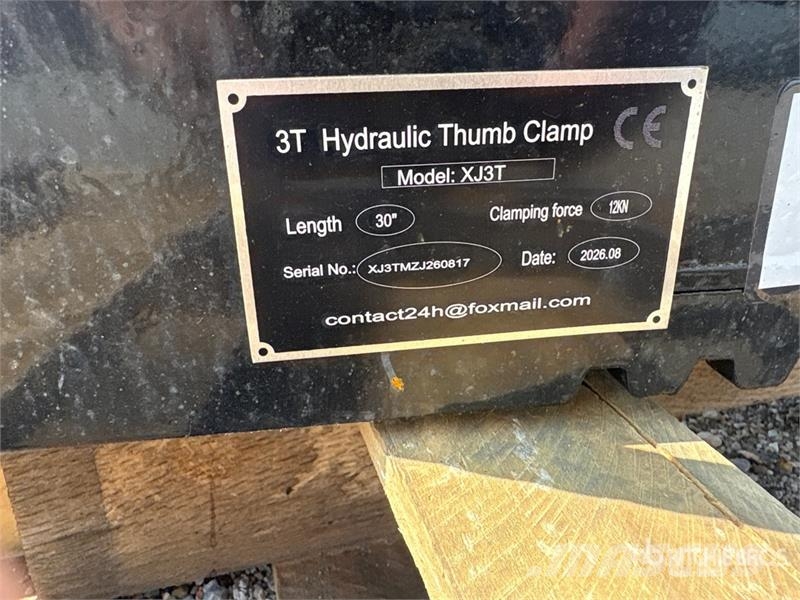  GIYI GY-XJ3T 36 in Hydraulic Excavator Thumb (Unus دلاء