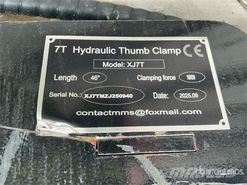 GIYI GY-XJ7T 14 in Hydraulic Excavator Thumb (Unus Skuffer