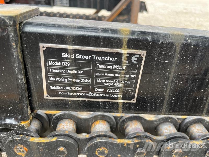 GIYI GY-Y D380 Skid Steer Trencher (Unused) Kjedegravere