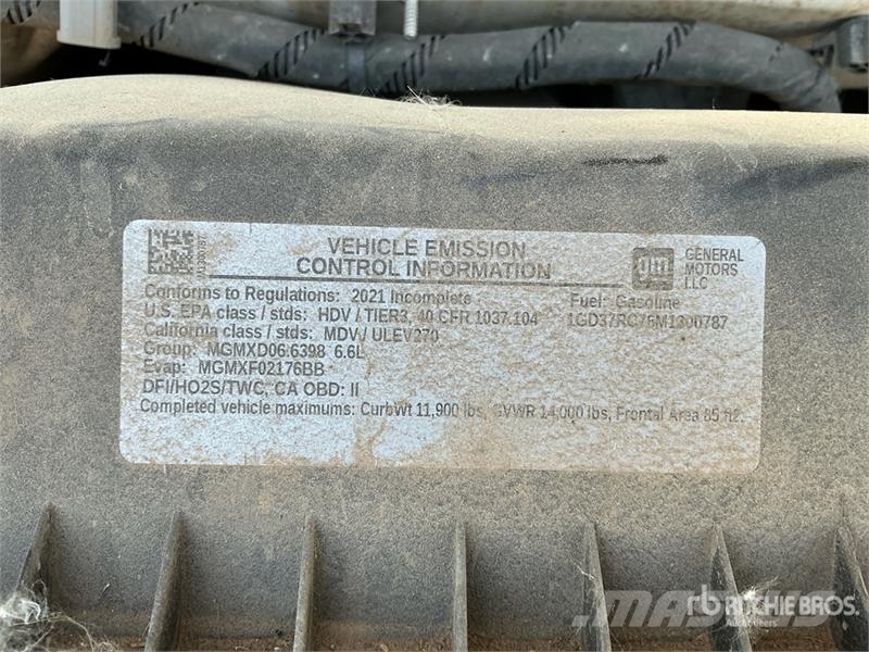 GMC Savana 3500 4x2 Van Truck (Inoperable) Sanduk kamioni