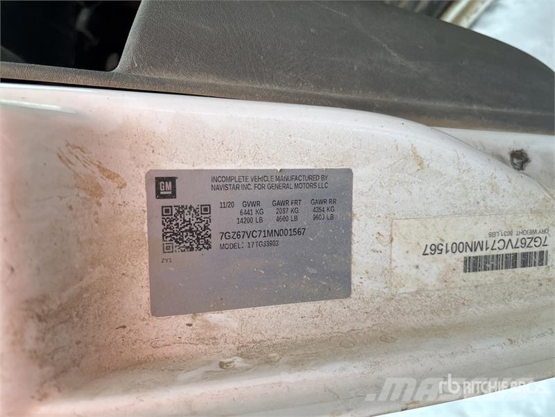 GMC Savana 4500 4x2 Van Truck (Inoperable) Sanduk kamioni