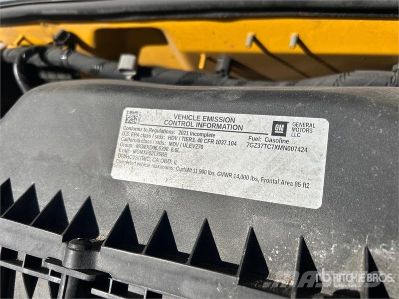 GMC Savana G3500 4x2 Van Truck Sanduk kamioni