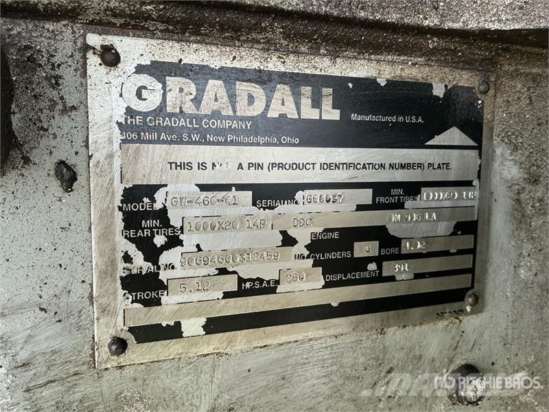 Gradall XL4100II Wheel Excavator Bagri na kolesih