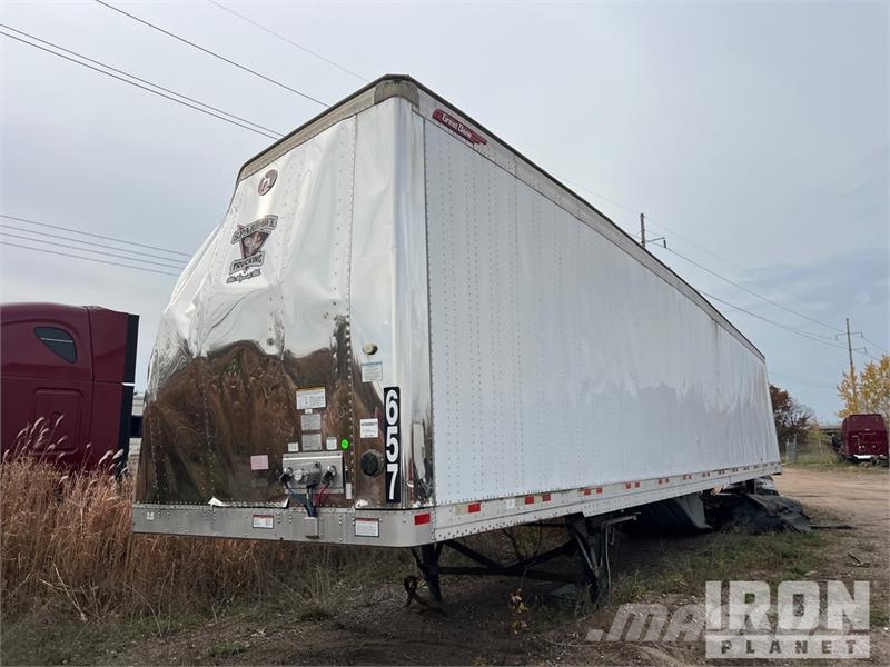 Great Dane 53 ft x 102 in Van Trailer (Inoperable) Cajas de remolque
