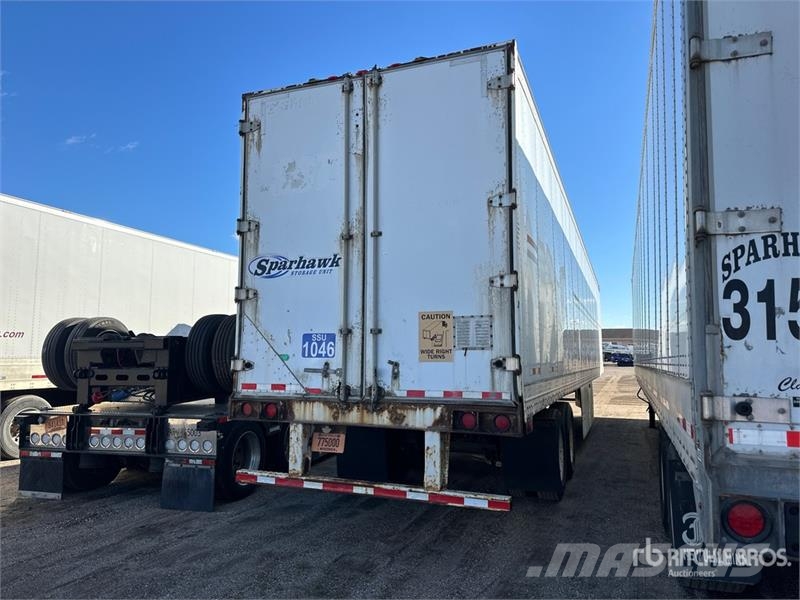 Great Dane 53 ft x 102 in T/A Van Trailer Box body trailers