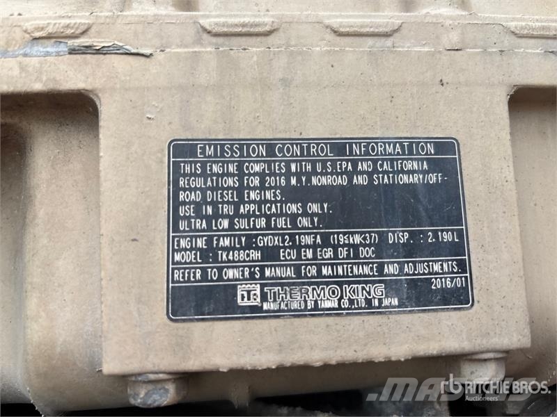 Great Dane 53 ft x 102 in T/A Refrigerated Trailer Poluprikolice hladnjače