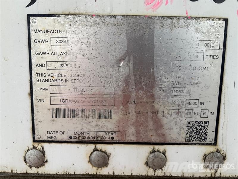 Great Dane 53 ft x 102 in T/A Refrigerated Trailer Temperature controlled semi-trailers