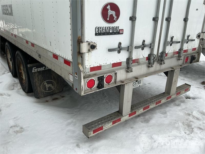 Great Dane 53 ft x 102 in T/A Van Trailer Ремаркета фургони