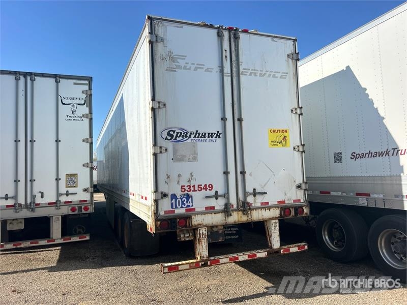 Great Dane 7411TP-SAL 53 ft x 102 in T/A Van Trailer 박스 바디 트레일러