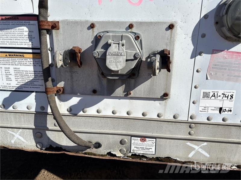 Great Dane 7811T7-1A 53 ft x 102 in T/A Van Trailer Furgons
