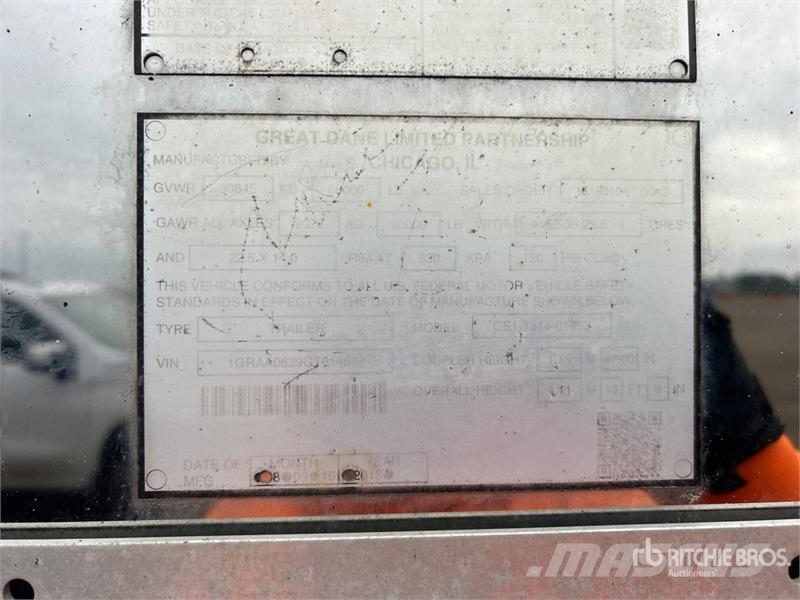 Great Dane CS1131401053 Van Body Trailers