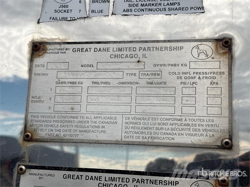 Great Dane CS1131401053 箱體拖車