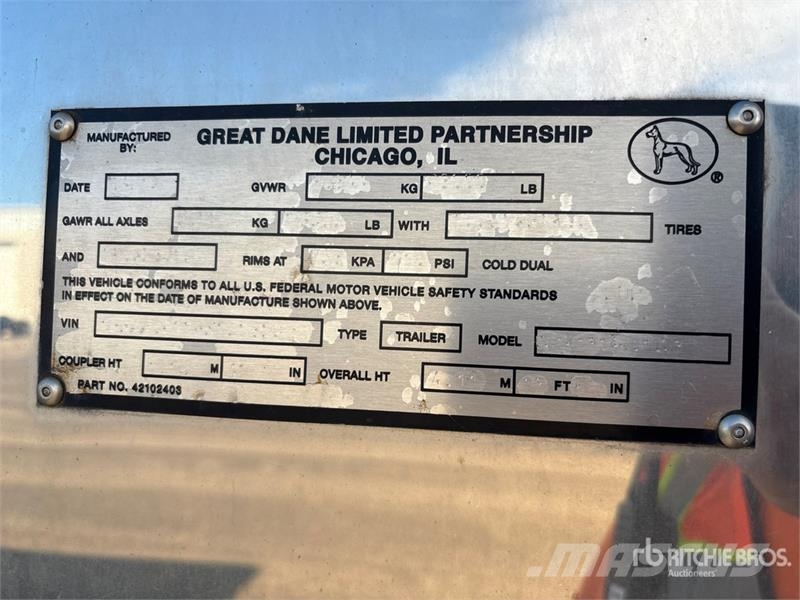 Great Dane CS1131401053 Прицепы-фургоны