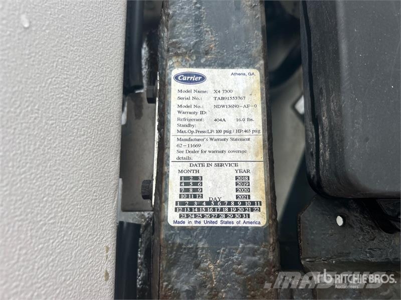 Great Dane ESS-1114-11053 53 ft T/A Refrigerated Trailer 온도 조절식 세미 트레일러