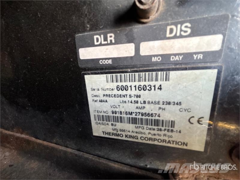 Great Dane ESS-1114-11053 53 ft x 102 in T/A Refrigerated Tra Poluprikolice hladnjače